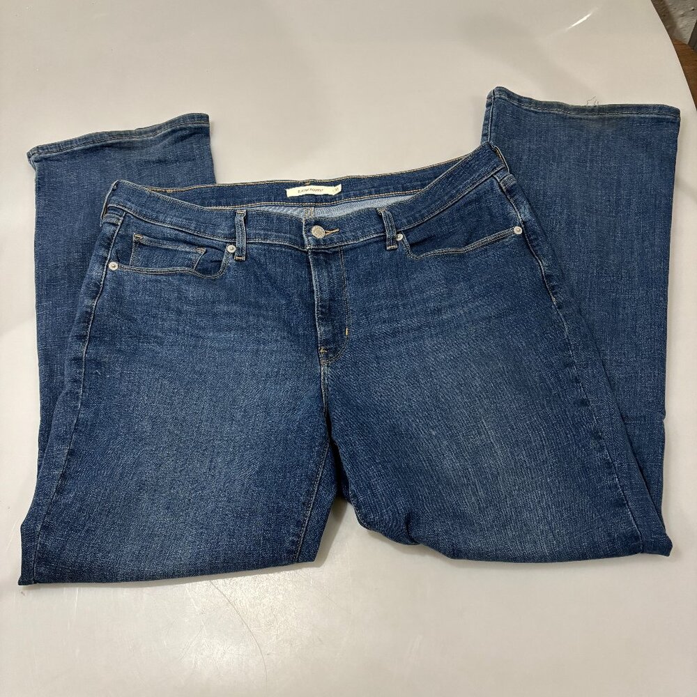 Levi's 16 Bootcut Blue Jeans Denim 36 x 30"